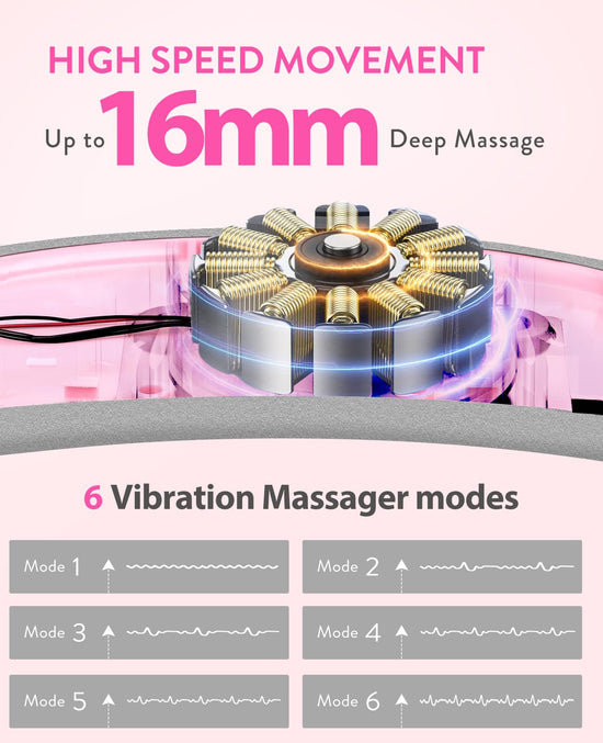 Electric heating pad — Portable cordless design with heat and massage modes