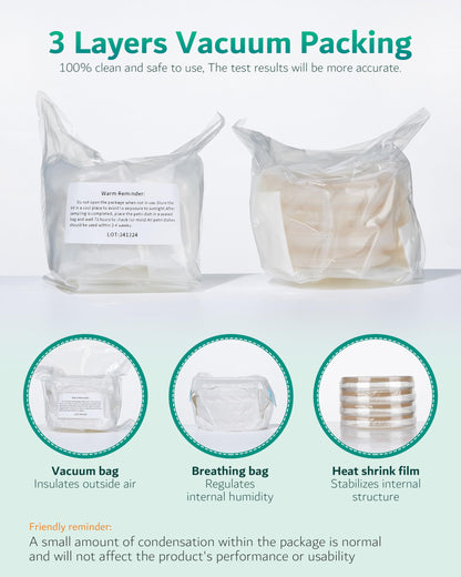 Mold Test Kit for Home, 8 Detection Tests for HVAC, Surfaces & Indoor Air Quality, DIY Black Mold Detector Testing kit at Home, Includes Detailed Identification Guide, Free Lab Analysis