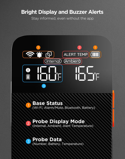 GoveeLife meat thermometer — Bluetooth wireless with 1 and 4 probes