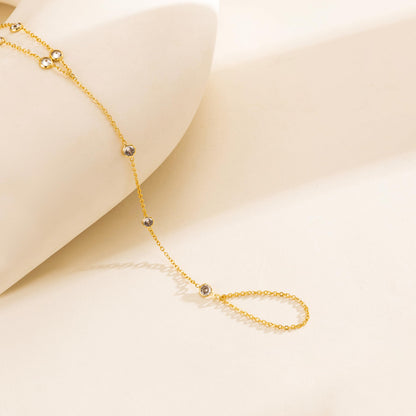 MBW bracelet set — Trendy 14K gold plated dainty stackable design