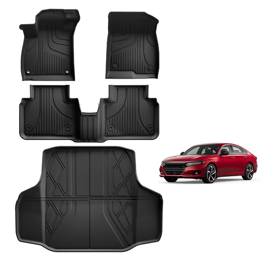 Vehicle mat — TPE custom fit floor liner for Honda Accord 2018-2022