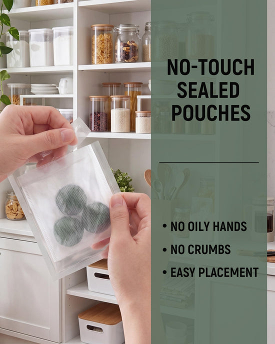 Rodent Repellent Peppermint Oil Balls, Rodent and Mice Repellent Balls (30 Balls Total), Plant-Based Essential Oil Blend, No-Touch Sealed Sachets for Indoor Use
