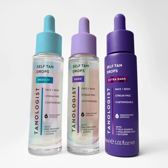 Self tanner — Tanologist illuminating face and body drops, vegan and cruelty free