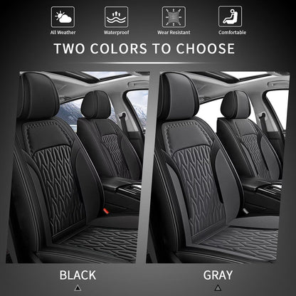 Vehicle seat cover — Custom fit waterproof leather for Mitsubishi Outlander 2007-2026