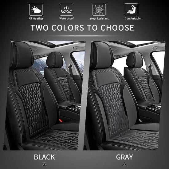 Vehicle seat cover — Custom fit waterproof leather for Mitsubishi Outlander 2007-2026