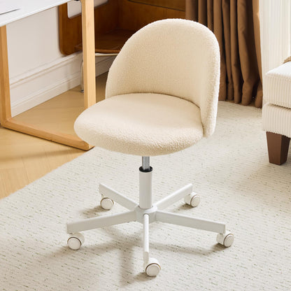 VINGLI desk chair with lumbar support and rolling swivel wheel