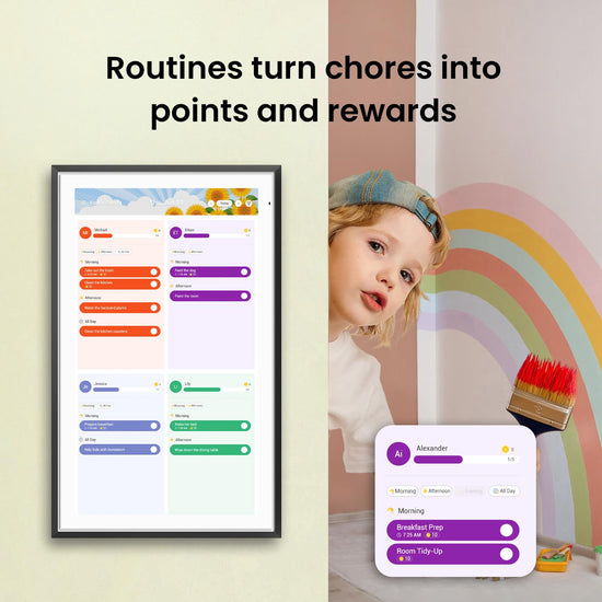 ApoloSign digital calendar - dual mode with Google Play and multi-calendar sync