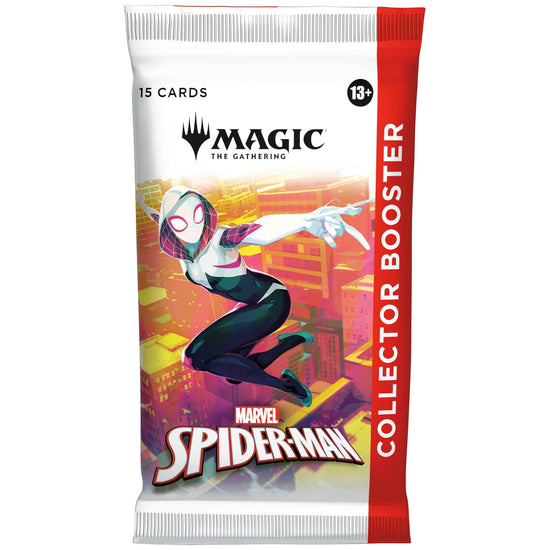 Collectible card — Magic: The Gathering Marvel's Spider-Man collector booster pack 15 cards