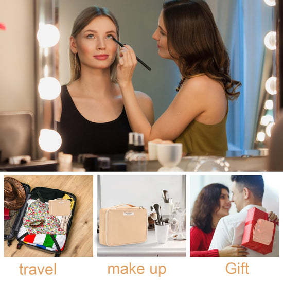Queboom cosmetic case — travel-friendly design for men and women