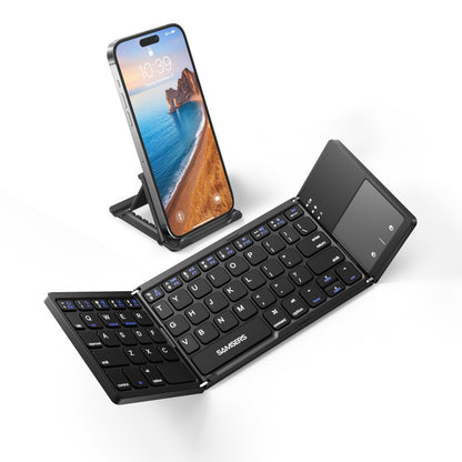 Samsers folding Bluetooth keyboard - compact design and portability