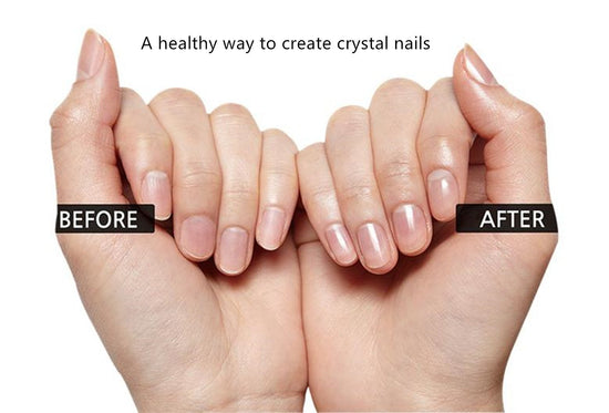 Premium glass nail file - crystal diamond design with case for natural and acrylic nails