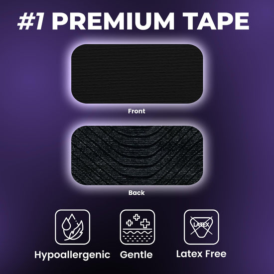 Adhesive tapes — Pain free removal and hypoallergenic features