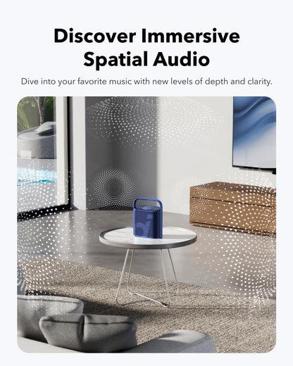 soundcore motion X500 speakers — portable outdoor design with corded option