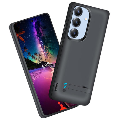 Sitong Battery Case for Samsung Galaxy S25+/ S25 Plus/ S24+/ S24 Plus, 5000mAh Rechargeable Extended Battery Charging Charger Case, Add 100% Extra Juice (6.7 Inches) Black