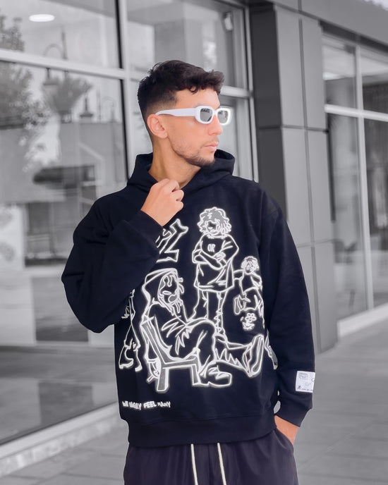 Aelfric Eden sweatshirt — Oversized hoodie with cartoon character print