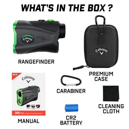 Rangefinder — Callaway Golf 300 Pro laser technology