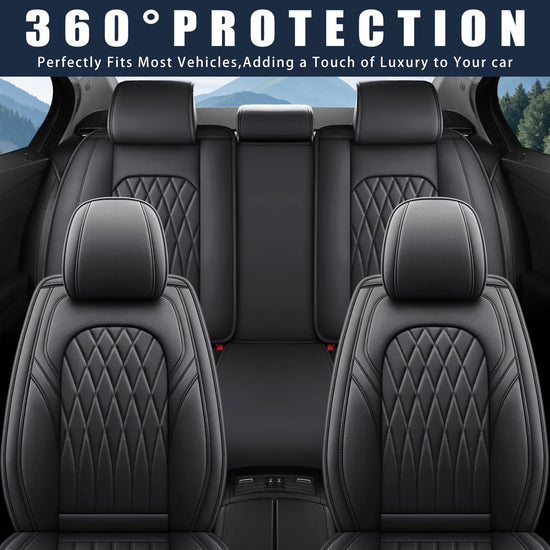 WELLDO vehicle seat covers — Waterproof non-slip design with thick cushion