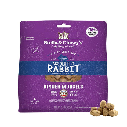 Stella & Chewy's freeze-dried raw cat dinner morsels — grain free and protein rich food