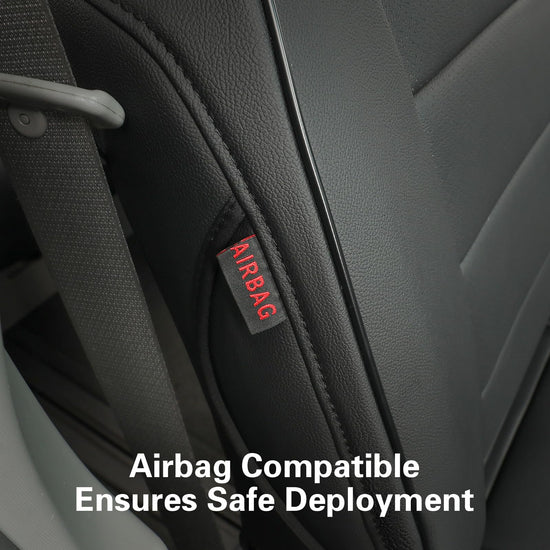 EKR Enclave seat covers - Custom fit for Buick Enclave 2025-2026 models, 7 seats, faux leather black