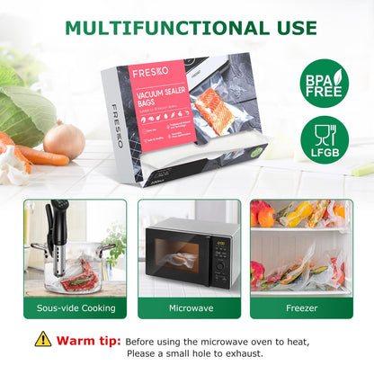 Food sealer — vacuum sealer bags for efficient food preservation