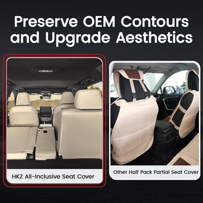HKZ vehicle seat covers — Custom fit leather for Lexus GX460 2012-2023