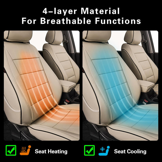 EKR car seat covers — custom fit leatherette for select Audi Q5 and SQ5 models