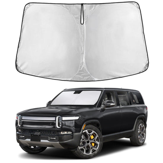 EcoNour vehicle interior shade - round design for better sun protection