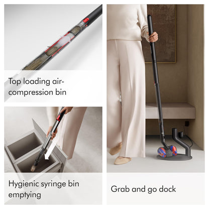 Dyson vacuum cleaner — Fluffycones cordless hard floor model