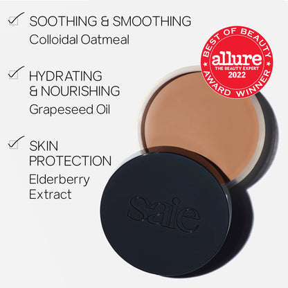 Saie sun melt bronzer — unique cream formula for natural warmth and glow