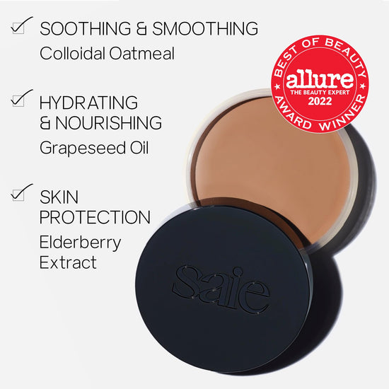 Saie sun melt bronzer — unique cream formula for natural warmth and glow