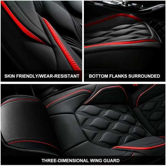 AOMSAZTO vehicle seat cover — Custom fit leather for GMC Canyon 2015-2025