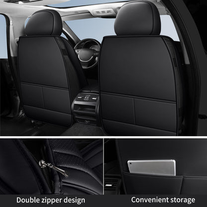 Vehicle seat cover — Nappa leather, waterproof, full set for 5 seats.
