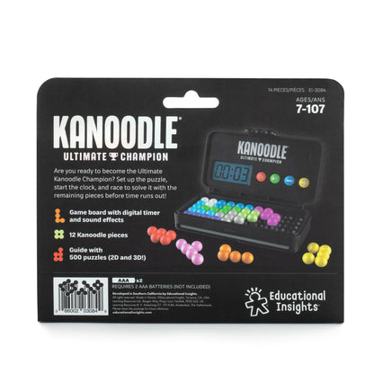 Educational Insights Kanoodle 3D brain teaser puzzles - Ultimate champion edition