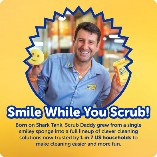 Utility sponge — Scrub Daddy sponges with Daddy caddy 6ct set