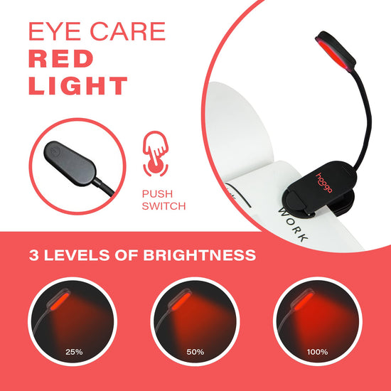 Hooga lamp — rechargeable LED with adjustable brightness levels and eye care design