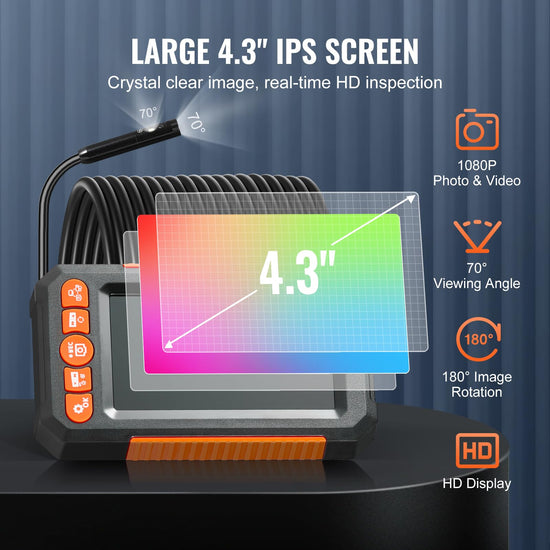 VEVOR endoscope camera — with light