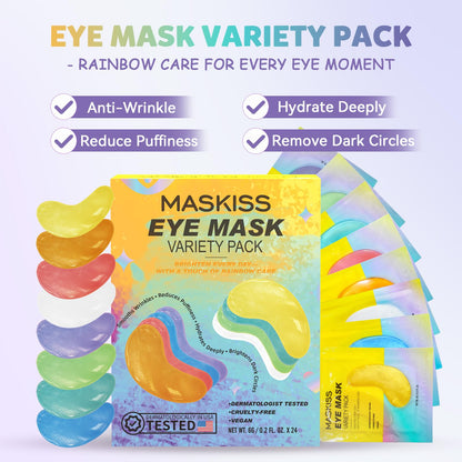 Maskiss under eye patches — collagen skin care for dark circles and puffiness
