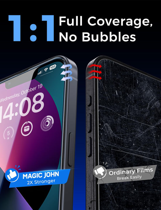 SCREEN_PROTECTOR — Auto dust-elimination and bubble free for iPhone 13/14 and 13 Pro 6.1 inch