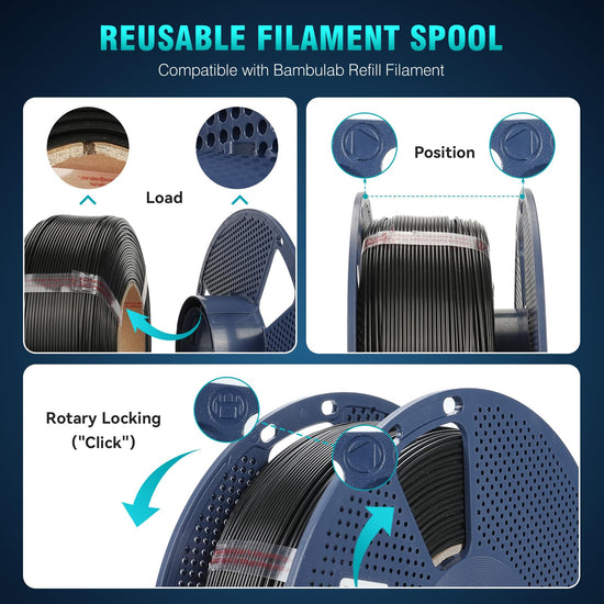 SUNLU PLA+ 3D printer filament — Tougher and stronger with dimensional accuracy +/-0.02mm