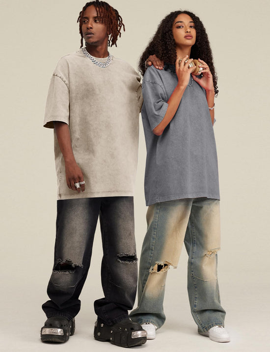 Shirt — Oversized vintage tee in loose fit style for casual streetwear