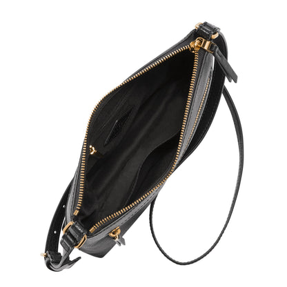 Fossil handbag — Harper leather small flap crossbody purse for women
