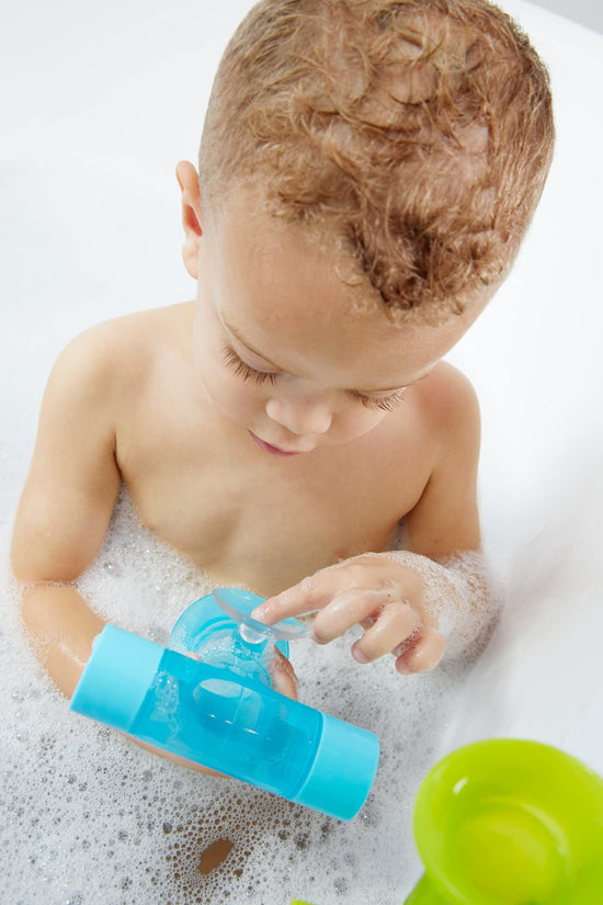 BATH_TOY — Boon Pipes building toddler bath tub toy for kids 12 months and up