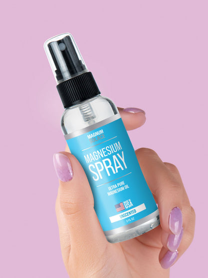 Pure magnesium oil spray — 100% natural magnesium from the sea