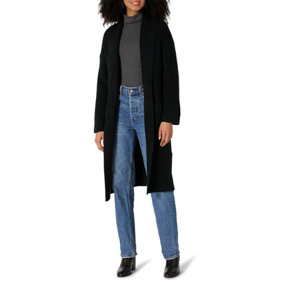 Sweater — Oversized-fit cotton blend cardigan with heavyweight texture stitch