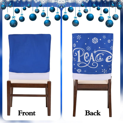 CCINEE Santa hat chair covers for Christmas holiday decoration