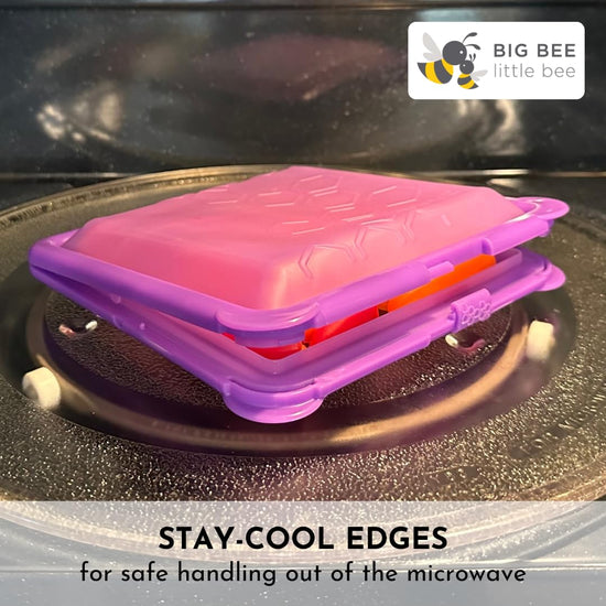 Big Bee, Little Bee food storage container — SoftShell reusable silicone design