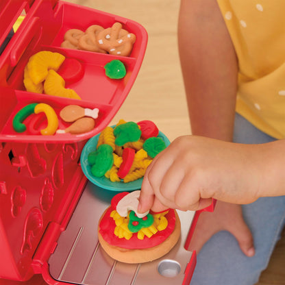 Play-Doh pizza delivery scooter playset — large ride-on toy for preschoolers