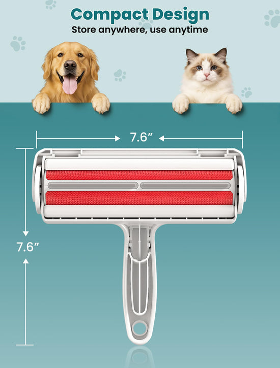 Lint remover — Self-cleaning pet hair removal tool for furniture and car seats