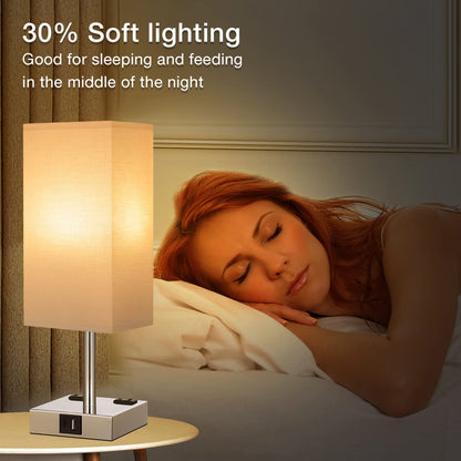 Lamp set with USB-C port