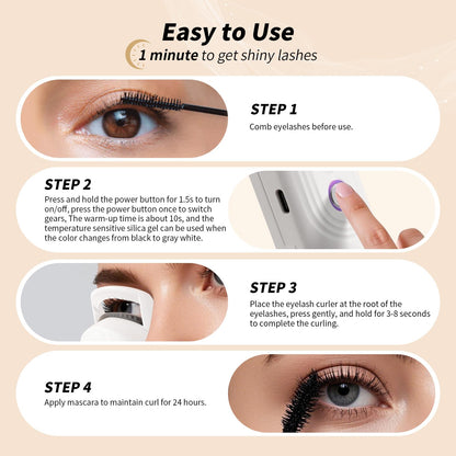 Docolor eyelash curler — ergonomic design for comfortable use